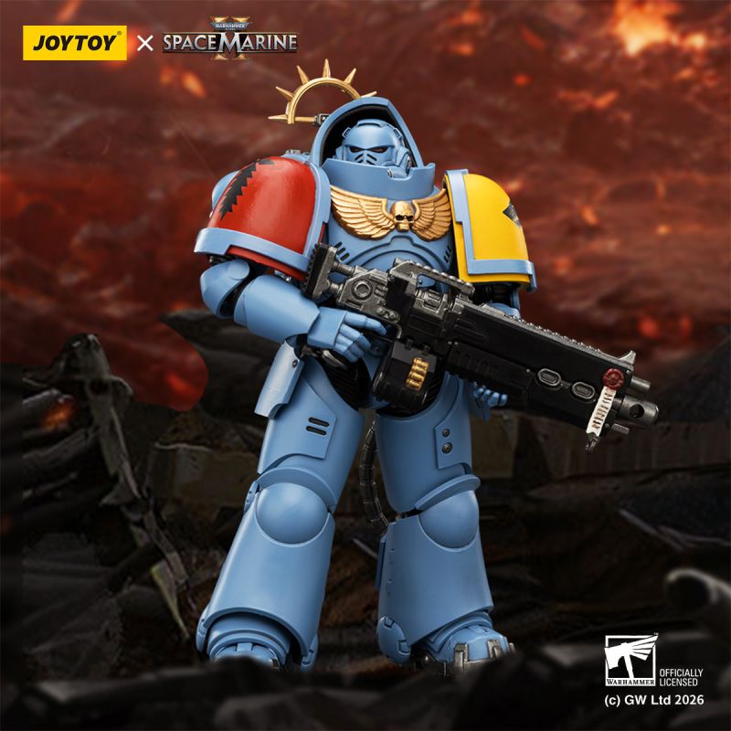 [In stock] JOYTOY Warhammer 40K Game Edition Space Wolves Heavy Intercessor with Heavy Bolt Rifle and Bolt Pistol
