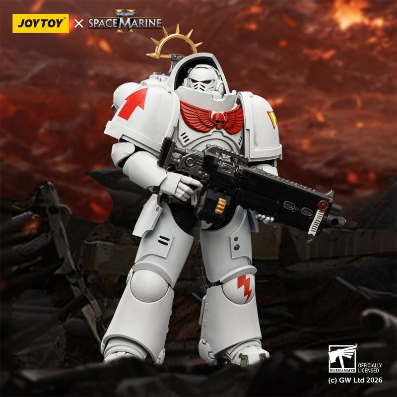 [Pre-sale] JOYTOY Warhammer 40K Game Edition  White Scars Heavy Intercessor with Heavy Bolt Rifle and Bolt Pistol