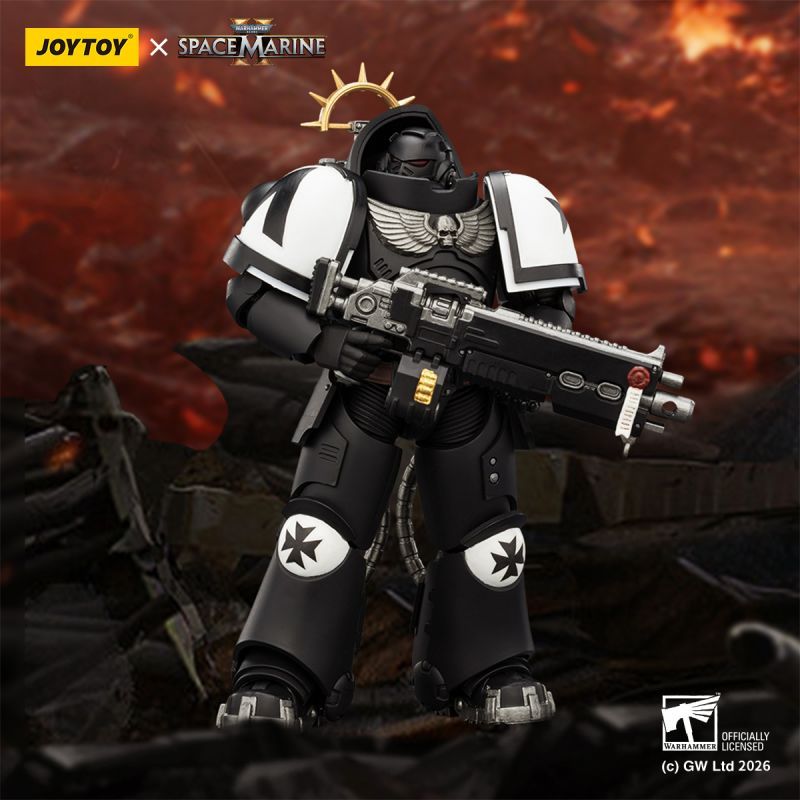 [Pre-sale] JOYTOY Warhammer 40K Game Edition Black Templars Heavy Intercessor with Heavy Bolt Rifle and Bolt Pistol