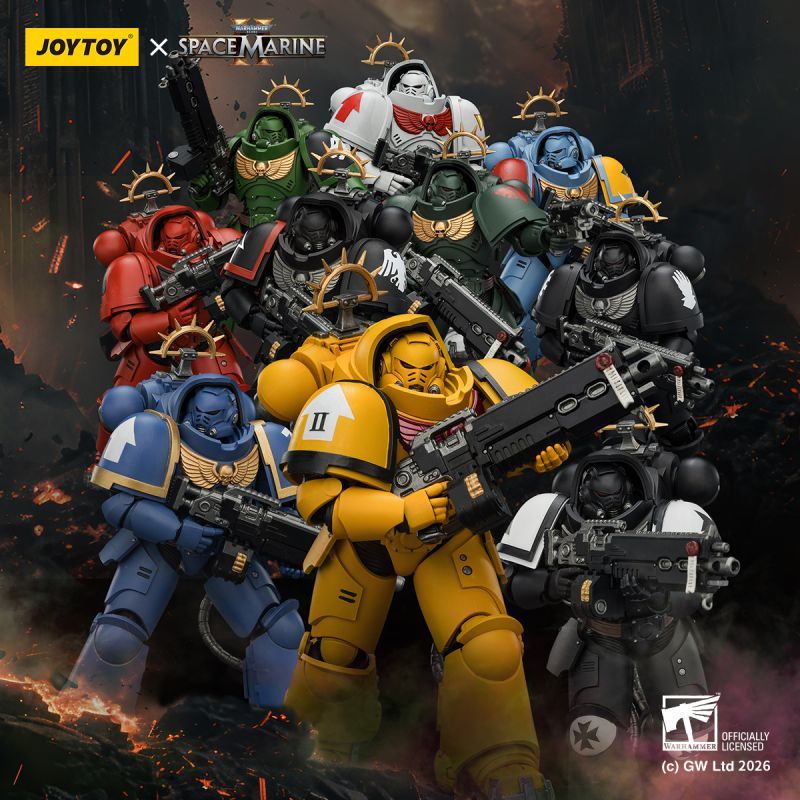 [Pre-sale] JOYTOY Warhammer 40K Game Edition  Iron Hands Heavy Intercessor with Heavy Bolt Rifle and Bolt Pistol