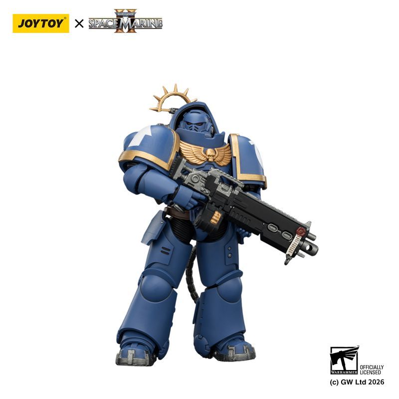 [Pre-sale] JOYTOY Warhammer 40K Game Edition Ultramarines Heavy Intercessor with Heavy Bolt Rifle and Bolt Pistol
