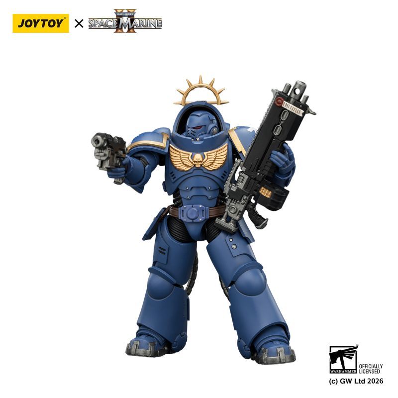 [Pre-sale] JOYTOY Warhammer 40K Game Edition Ultramarines Heavy Intercessor with Heavy Bolt Rifle and Bolt Pistol