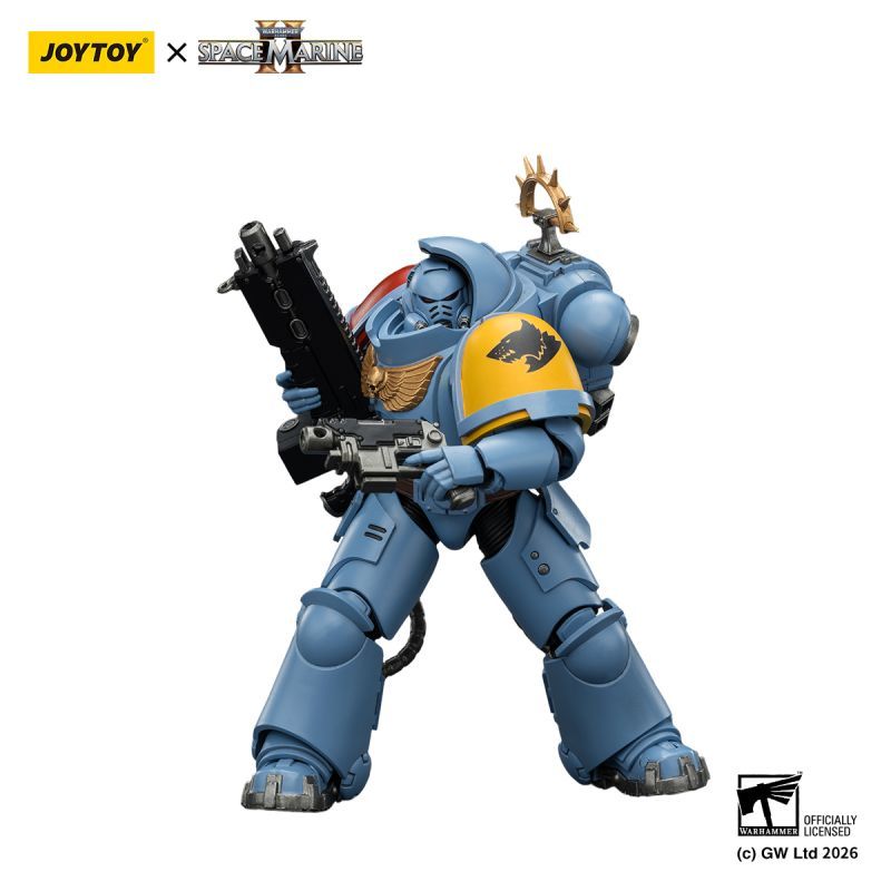 [Pre-sale] JOYTOY Warhammer 40K Game Edition Space Wolves Heavy Intercessor with Heavy Bolt Rifle and Bolt Pistol