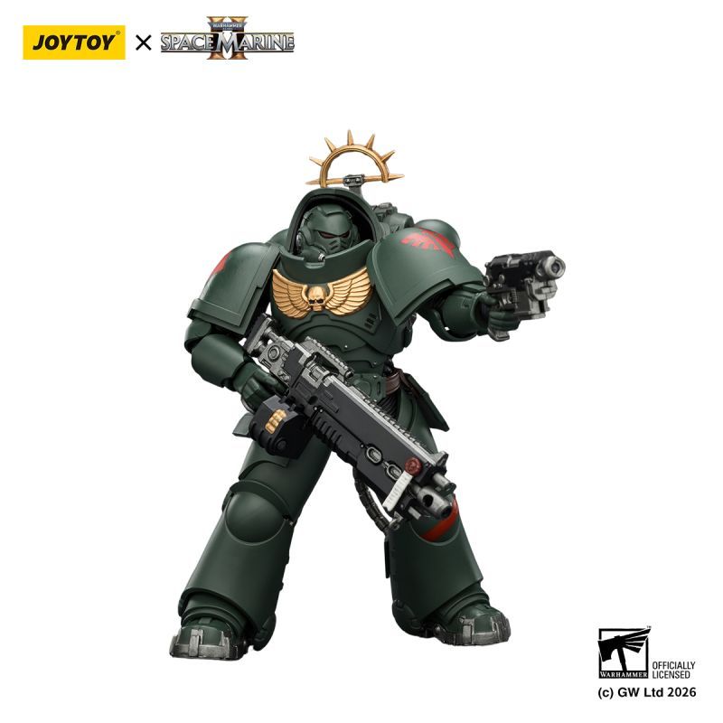 [Pre-sale] JOYTOY Warhammer 40K Game Edition  Dark Angels Heavy Intercessor with Heavy Bolt Rifle and Bolt Pistol