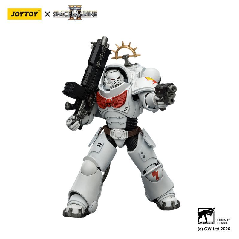 [Pre-sale] JOYTOY Warhammer 40K Game Edition  White Scars Heavy Intercessor with Heavy Bolt Rifle and Bolt Pistol