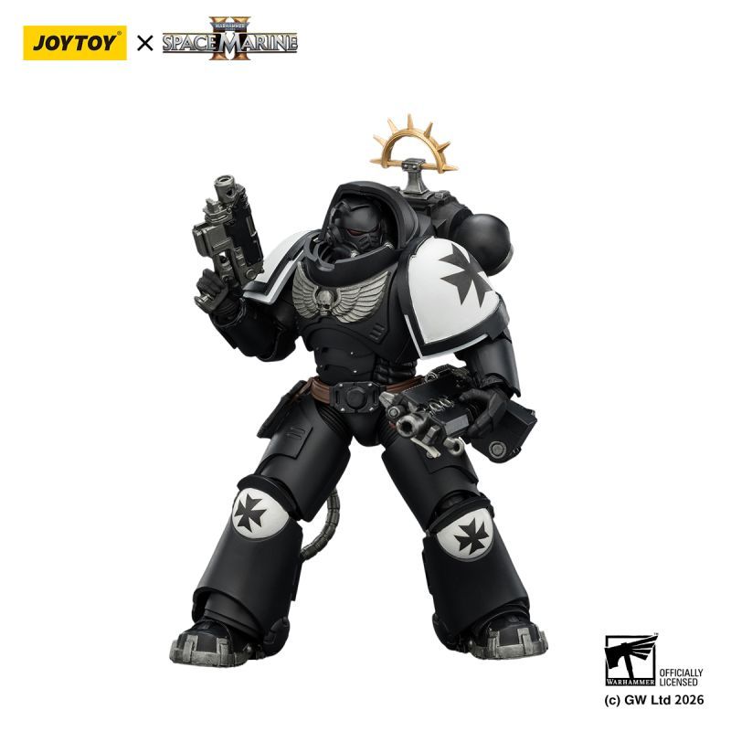 [Pre-sale] JOYTOY Warhammer 40K Game Edition Black Templars Heavy Intercessor with Heavy Bolt Rifle and Bolt Pistol