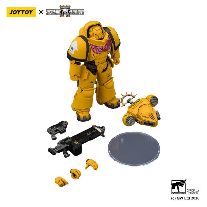 [Pre-sale] JOYTOY Warhammer 40K Game Edition  Imperial Fists Heavy Intercessor with Heavy Bolt Rifle and Bolt Pistol