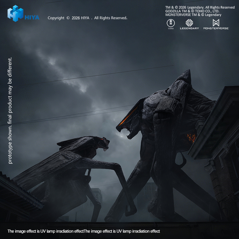 [Pre-sale] HIYA Exquisite Basic Series Godzilla 2014 Male & Female Muto Set Action Figure