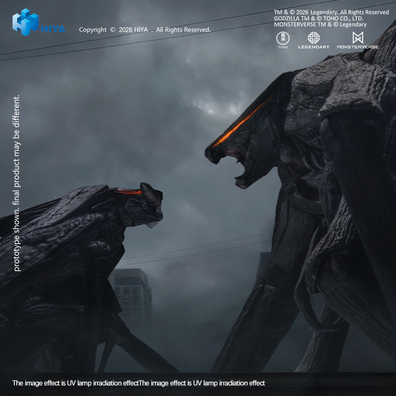 [Pre-sale] HIYA Exquisite Basic Series Godzilla 2014 Male & Female Muto Set Action Figure