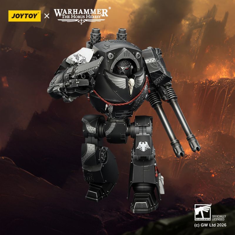 [Pre-sale] JOYTOY Warhammer The Horus Heresy Raven Guard  Contemptor Dreadnought with Gravis autocannon and Chainfist