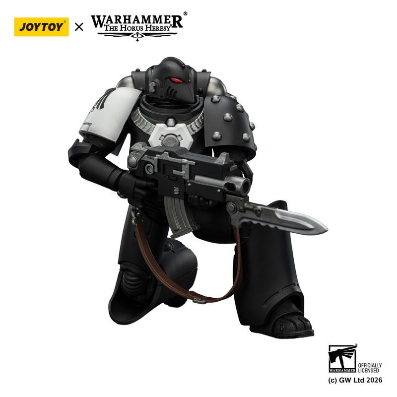 [Pre-sale] JOYTOY Warhammer The Horus Heresy Raven Guard MkVI Tactical Sergeant with Power Sword, Bolter and Plasma Pistol