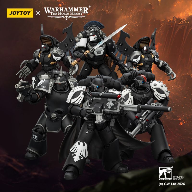 [Pre-sale] JOYTOY Warhammer The Horus Heresy Raven Guard MK III Tactical Legionary with Bolter and Bolt Pistol
