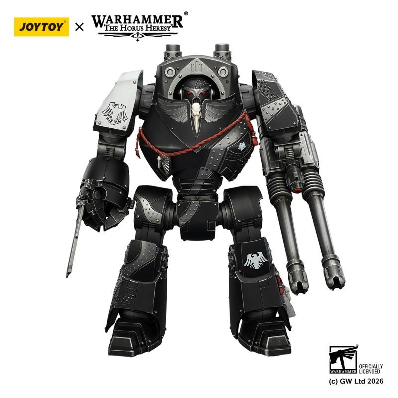 [Pre-sale] JOYTOY Warhammer The Horus Heresy Raven Guard  Contemptor Dreadnought with Gravis autocannon and Chainfist