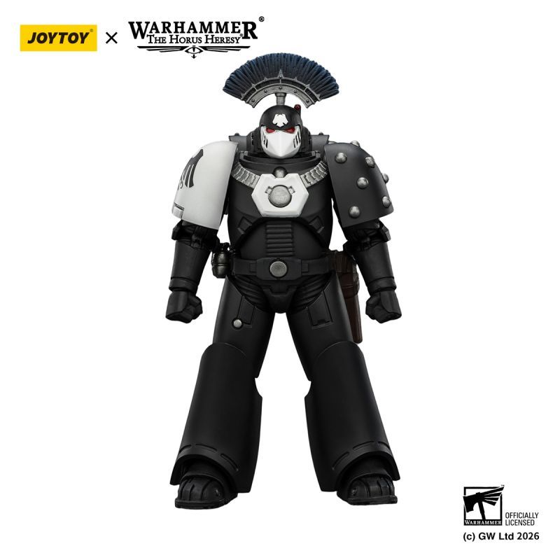 [Pre-sale] JOYTOY Warhammer The Horus Heresy Raven Guard MkVI Tactical Sergeant with Power Sword, Bolter and Plasma Pistol