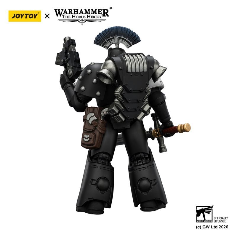 [Pre-sale] JOYTOY Warhammer The Horus Heresy Raven Guard MkVI Tactical Sergeant with Power Sword, Bolter and Plasma Pistol