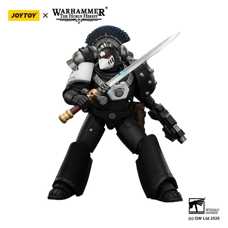 [Pre-sale] JOYTOY Warhammer The Horus Heresy Raven Guard MkVI Tactical Sergeant with Power Sword, Bolter and Plasma Pistol