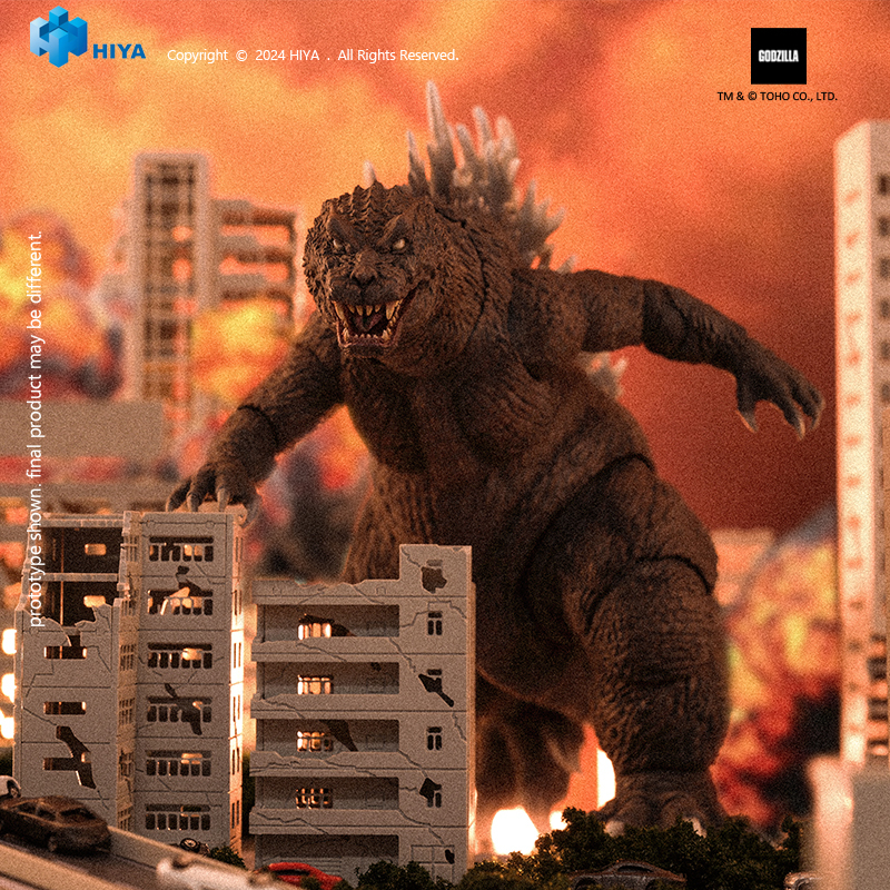[Pre-sale] HIYA Exquisite Basic Series Godzilla, Mothra and King Ghidorah Giant Monsters All-Out Attack  (2001) Godzilla action figure