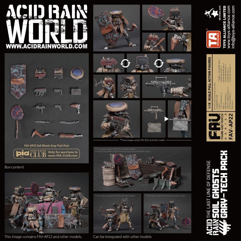 [Pre-sale] Acid Rain FAV-AP22 Soil Ghosts Gray-Tech Pack