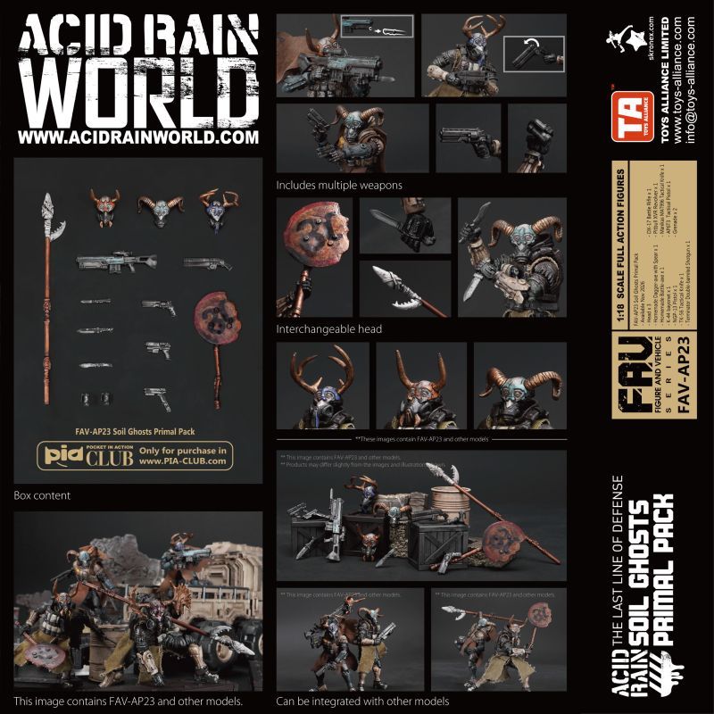 [Pre-sale] Acid Rain FAV-AP23 Soil Ghosts Primal Pack 