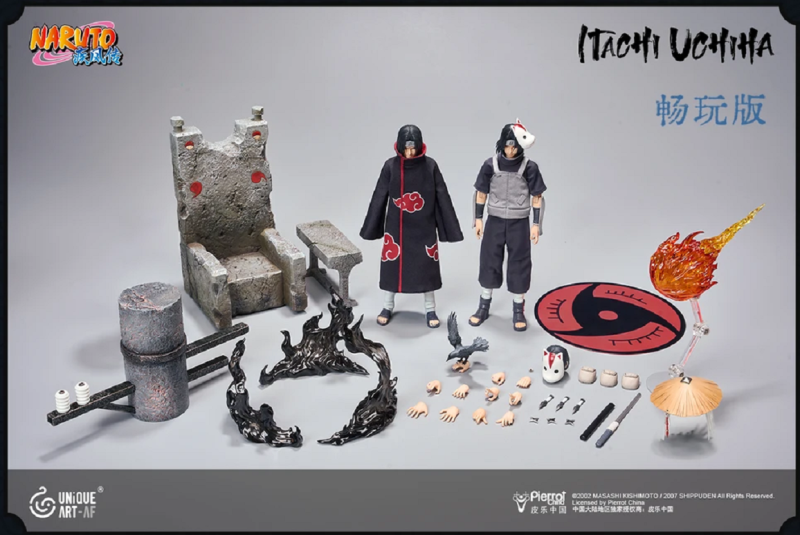 [Pre-sale] UNiQUE ART Naruto Shippuden Itachi Uchiha Action Figure