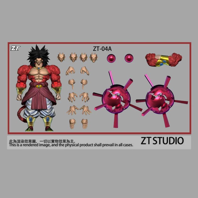 [Pre-sale] ZT Studio ZT-04A Super Saiyan 4 Black Hair Ver.