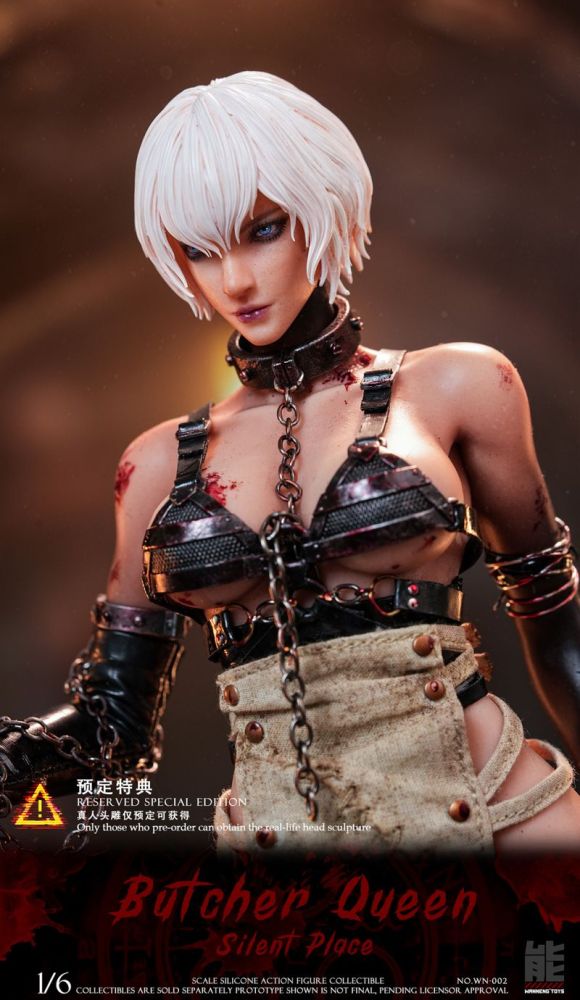 [Pre-sale] WANNENG TOYS A Quiet Place Butcher Queen Silicone Action Figure