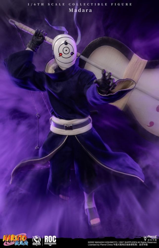 [Pre-sale] ROCKETTOYS ROC-021 Naruto Shippuden Madara Uchiha White Mask