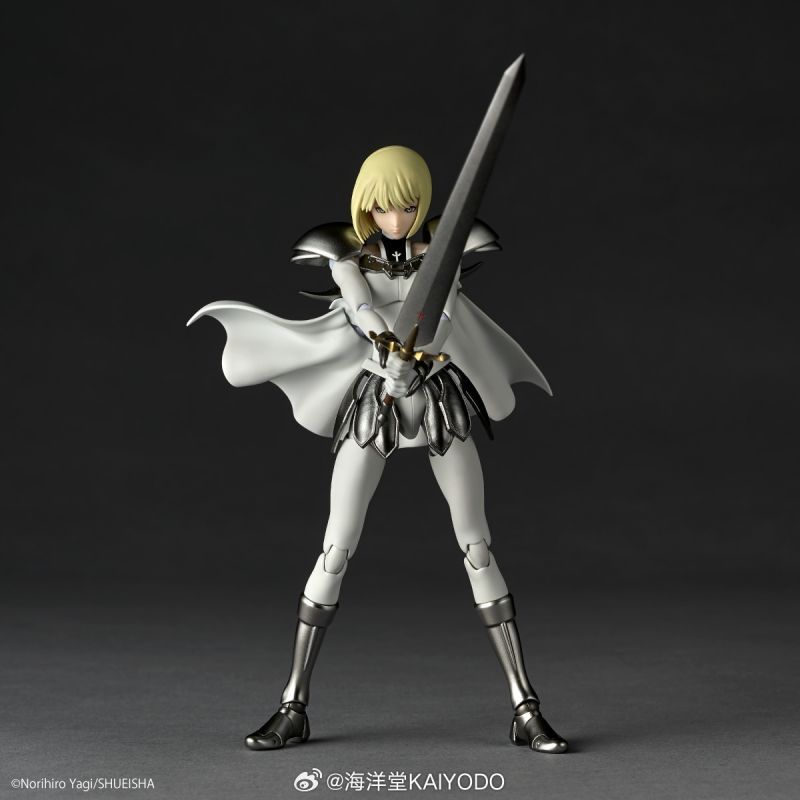 [Pre-sale] Kaiyodo Revoltec Clare Claymore Action Figure Limited Bonus Set