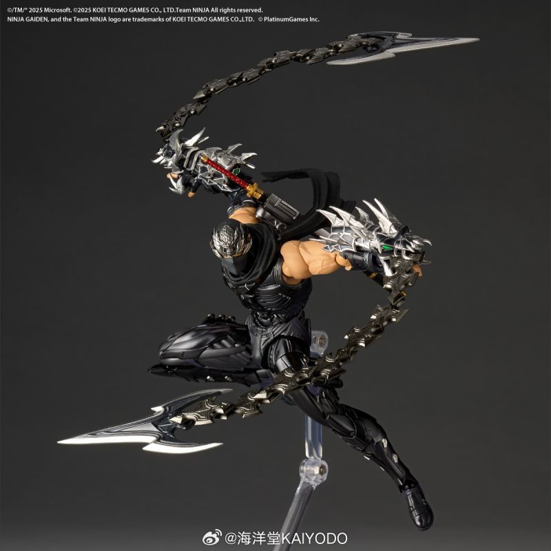 [Pre-sale] Kaiyodo Revoltech Amazing Yamaguchi Ryu Hayabusa NINJA GAIDEN 4 Ver. Action Figure Limited Bonus Set