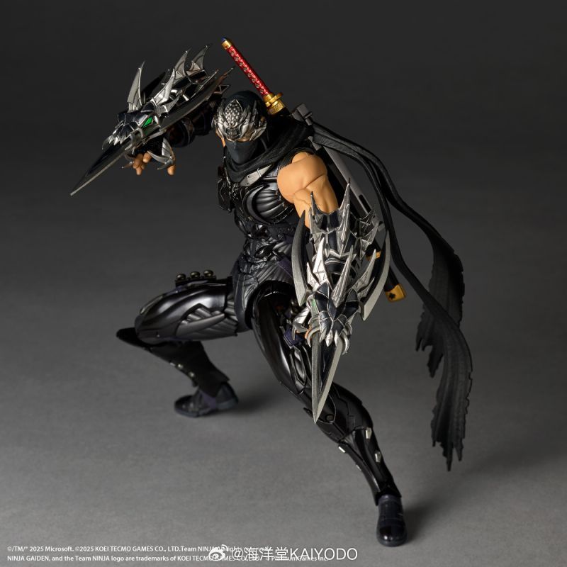 [Pre-sale] Kaiyodo Revoltech Amazing Yamaguchi Ryu Hayabusa NINJA GAIDEN 4 Ver. Action Figure Limited Bonus Set