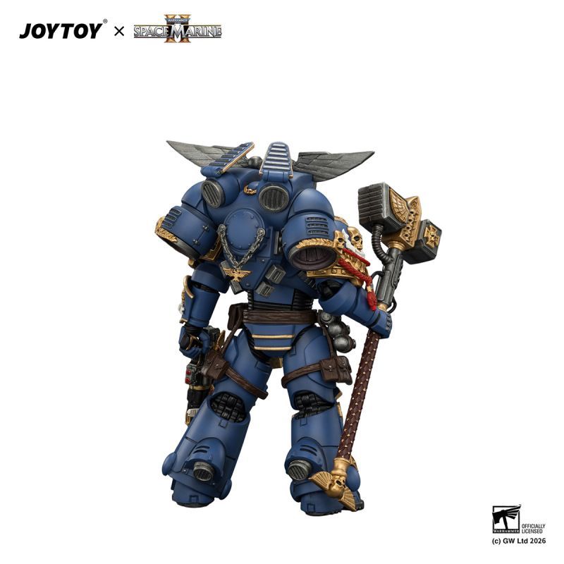 [Pre-sale] JOYTOY Warhammer 40K Game Edition Ultramarines Assault Intercessor  with Jump Pack, Thunderhammer and Neo-volkite Pistol
