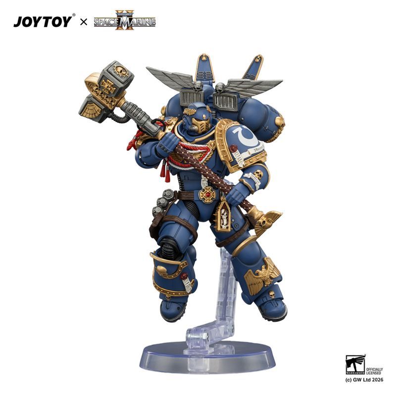 [Pre-sale] JOYTOY Warhammer 40K Game Edition Ultramarines Assault Intercessor  with Jump Pack, Thunderhammer and Neo-volkite Pistol
