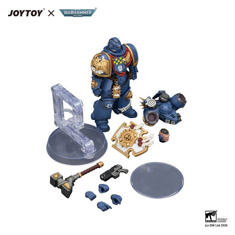 [Pre-sale] JOYTOY Warhammer 40K Ultramarines Captain with Jump Pack and Relic Shield
