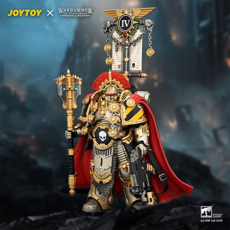 [Pre-sale] JOYTOY Warhammer The Horus Heresy Iron Warriors Centurion with Heavy Power Maul and Combi-melta
