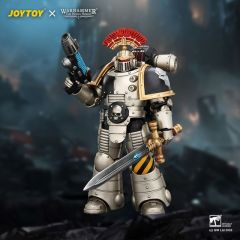 [Pre-sale] JOYTOY Warhammer The Horus Heresy Iron Warriors Mkll Tactical Sergeant with Power Sword, Bolt Pistol and Plasma Pistol