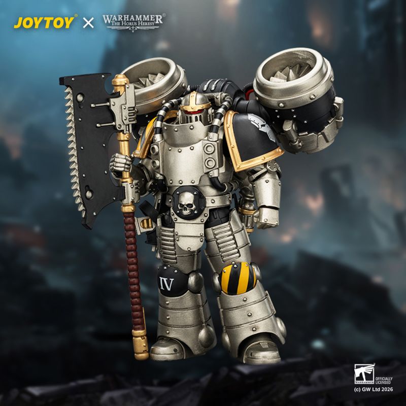 [Pre-sale] JOYTOY Warhammer The Horus Heresy Iron Warriors MkII Assault Legionary2 with Bolt pistol & Heavy chain axe