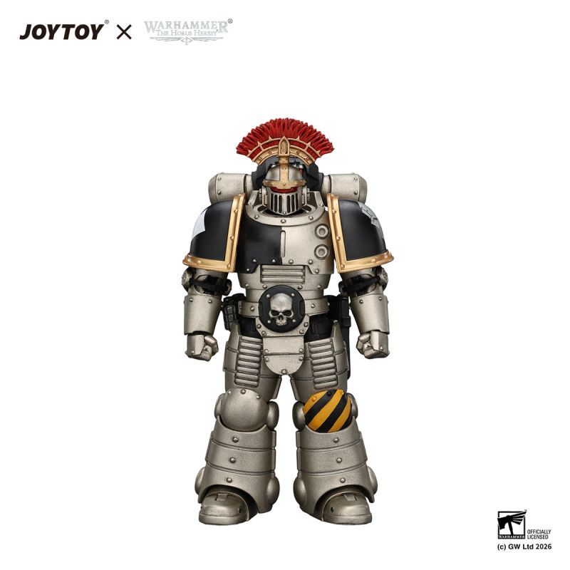 [Pre-sale] JOYTOY Warhammer The Horus Heresy Iron Warriors Mkll Tactical Sergeant with Power Sword, Bolt Pistol and Plasma Pistol