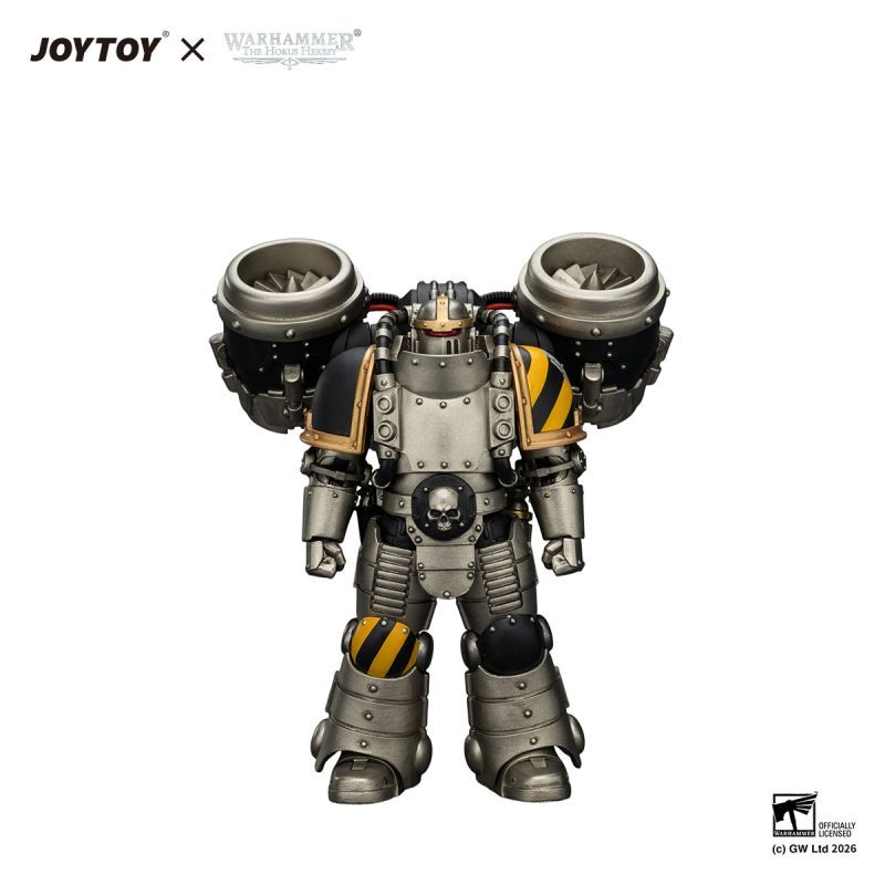 [Pre-sale] JOYTOY Warhammer The Horus Iron Warriors MkII Assault Sergeant with Disintegrator pistol, Power maul & Combat shield