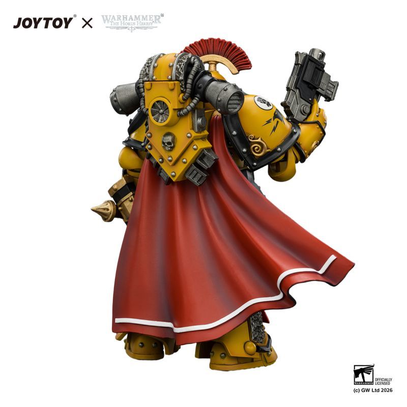 [Pre-sale] JOYTOY Warhammer The Horus Heresy Imperial Fists Legion Praetor in Mk III Armour with Power Sword and Bolt Pistol