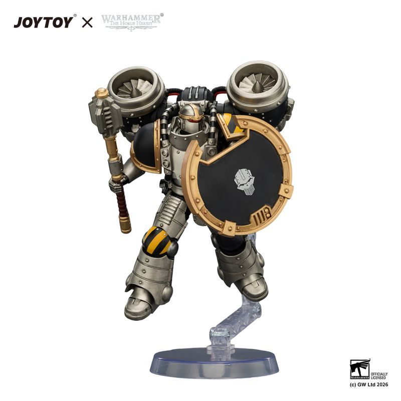 [Pre-sale] JOYTOY Warhammer The Horus Iron Warriors MkII Assault Sergeant with Disintegrator pistol, Power maul & Combat shield