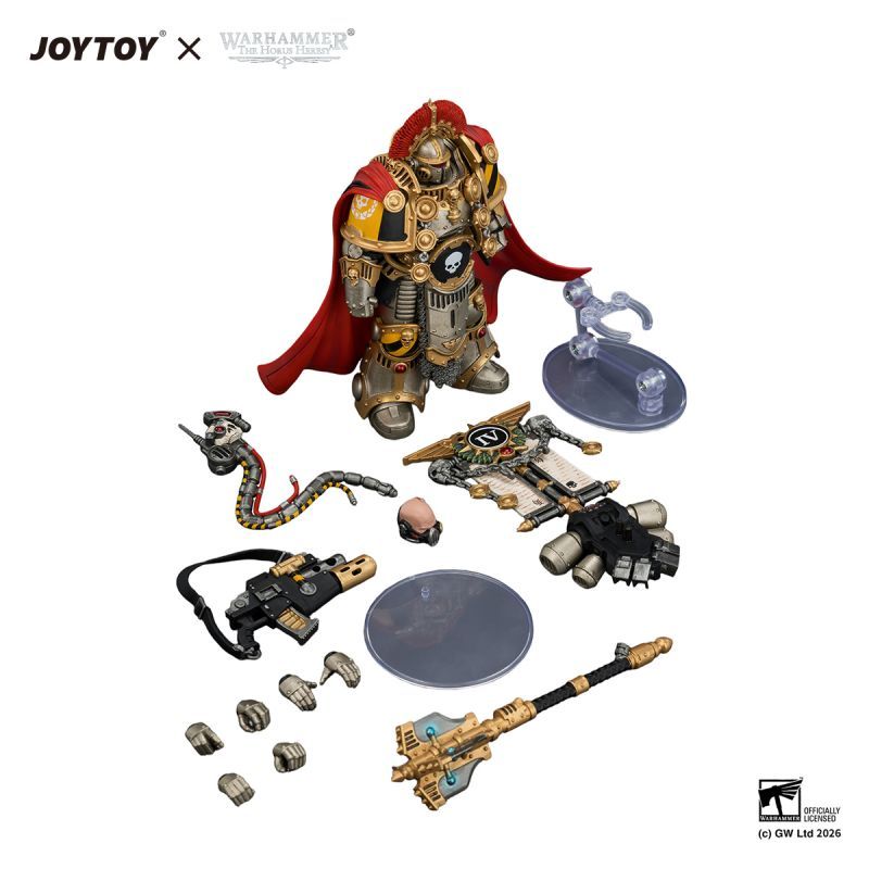 [Pre-sale] JOYTOY Warhammer The Horus Heresy Iron Warriors Centurion with Heavy Power Maul and Combi-melta
