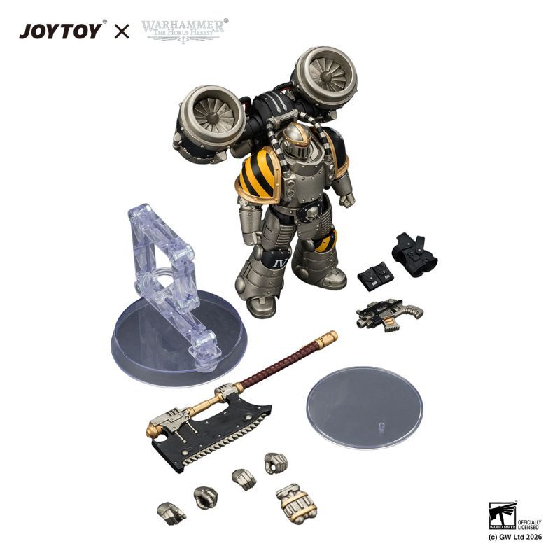 [Pre-sale] JOYTOY Warhammer The Horus Heresy Iron Warriors MkII Assault Legionary2 with Bolt pistol & Heavy chain axe