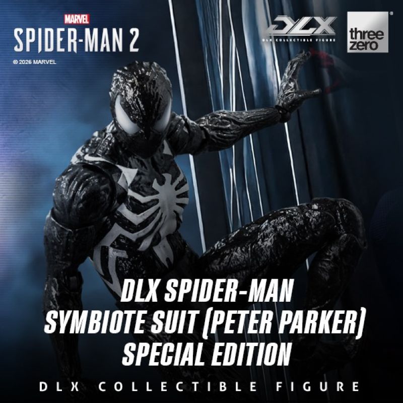 [Pre-sale] Threezero DLX Spider-Man Symbiote Suit Peter Parker Special Edition
