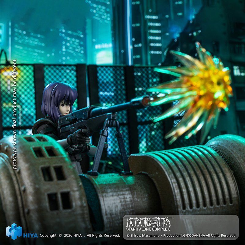 [Pre-sale] HIYA Exquisite Super Series GHOST IN THE SHELL Stand Alone Complex Kusanagi Motoko Battle Suit Version Action Figure