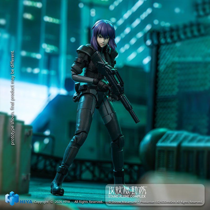 [Pre-sale] HIYA Exquisite Super Series GHOST IN THE SHELL Stand Alone Complex Kusanagi Motoko Battle Suit Version Action Figure