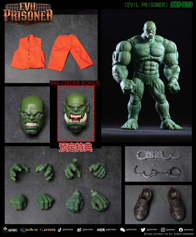 [Pre-sale] AXYTOYS AXY-023 Evil Prisoner Green Ver.
