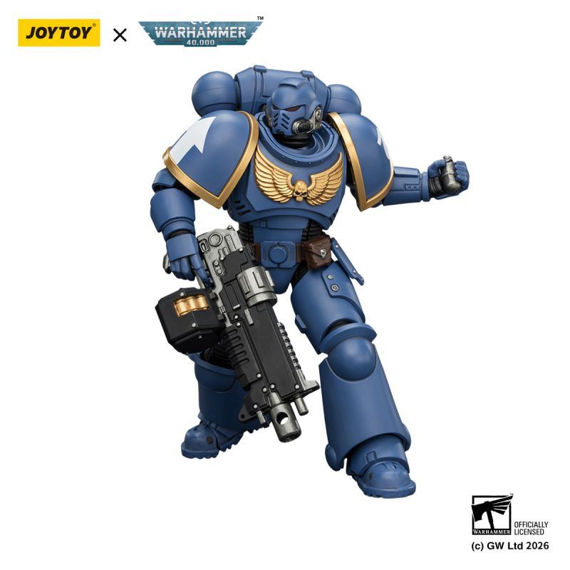[Pre-sale] JOYTOY Warhammer 40K Ultramarines Intercessor with Bolt Rifle, Bolt Pistol and Chainsword