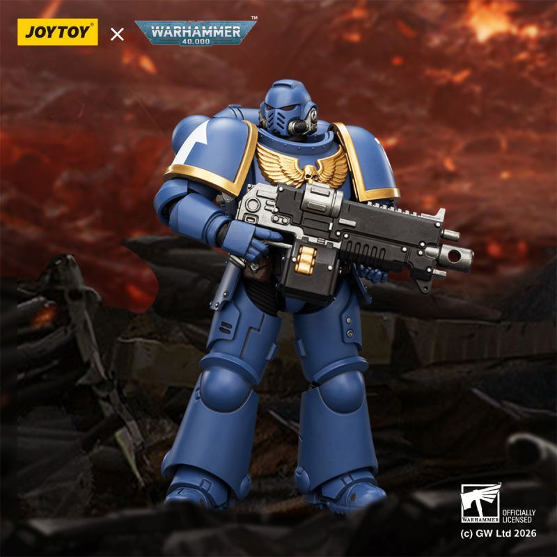 [Pre-sale] JOYTOY Warhammer 40K Ultramarines Intercessor with Bolt Rifle, Bolt Pistol and Chainsword
