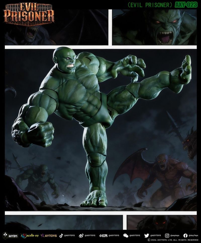 [Pre-sale] AXYTOYS AXY-023 Evil Prisoner Green Ver.
