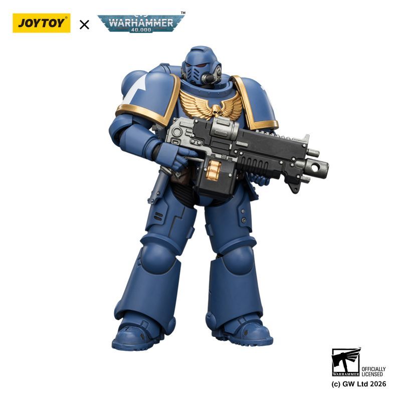 [Pre-sale] JOYTOY Warhammer 40K Ultramarines Intercessor with Bolt Rifle, Bolt Pistol and Chainsword